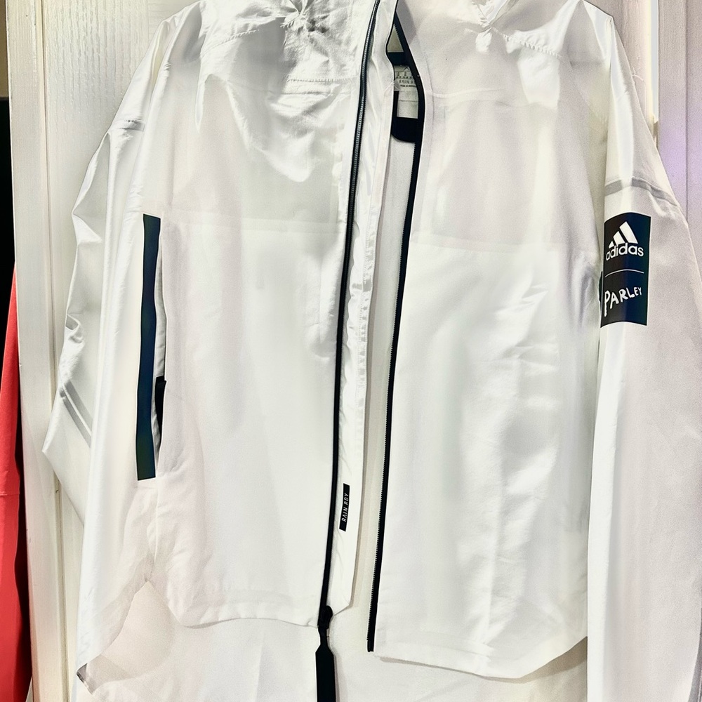 Adidas x Parley Rain.RDY MyShelter Jacket XL White Waterproof